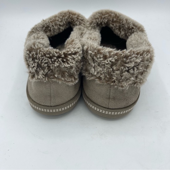 Skechers Womens Cozy Campfire cali Slip On Slippers Dark Taupe Sz 8 memory foam - Picture 4 of 6